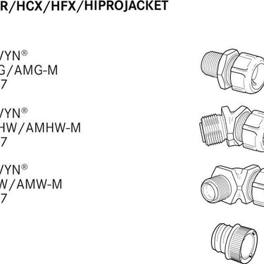 SILVYN® HCX 3/8'' 12.6X17.8 BK 30M