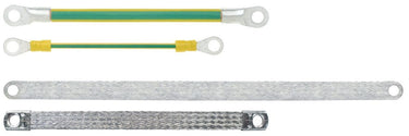FLAT GROUND STRAP/TERMINAL  1X6/M6/200MM