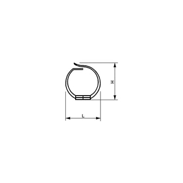 FLEXIBLE TRUNKING GMF HF-30 GY