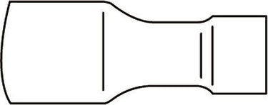 PANEL CONNECTOR ISO SPOUT