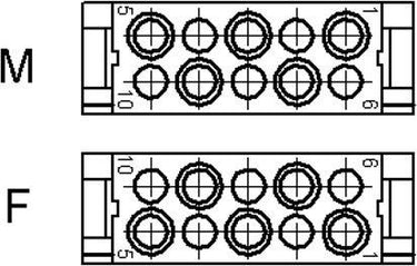 EPIC MCB 10 CG FEMALE MODULE