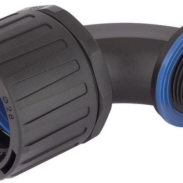 SILVYN® FPAX 90° M25X1.5 / 28 BK