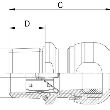 SKINTOP® INOX SC NPT 1/2"