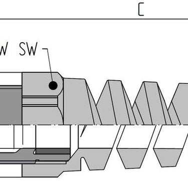 SKINTOP® BS NPT 3/8'' RAL 7001 SGY