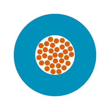 H05V-K EMBOSS 1X1 BU