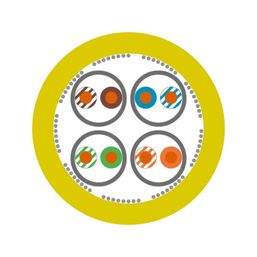 ETHERLINE® LAN 1000 Cat.7A 4x2x23AWG