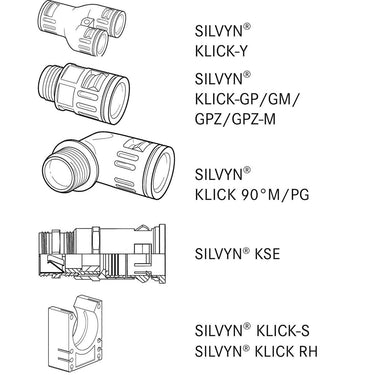 SILVYN® RILL PA6 13 / 10X13 GY 50M